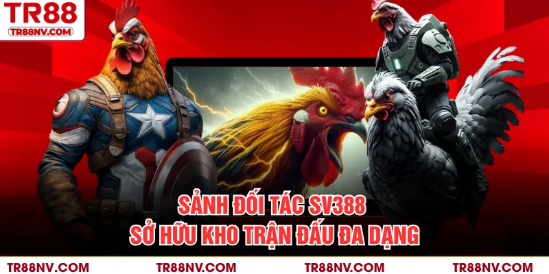 Sảnh đối tác SV388 sở hữu kho trận đấu đa dạng